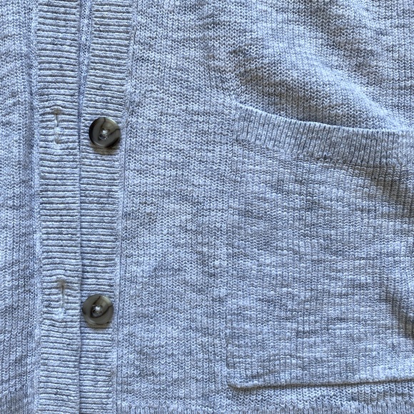Abercrombie Light Grey Cardigan - Picture 4 of 5